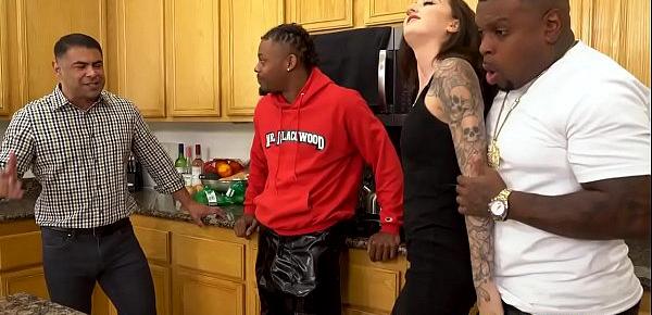  Kendra Cole Serves Two Doses Black Cum To Her Cuckold Husband